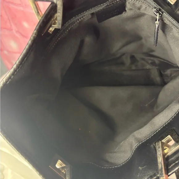 Gucci Black Monogram Tote - Picture 6 of 11